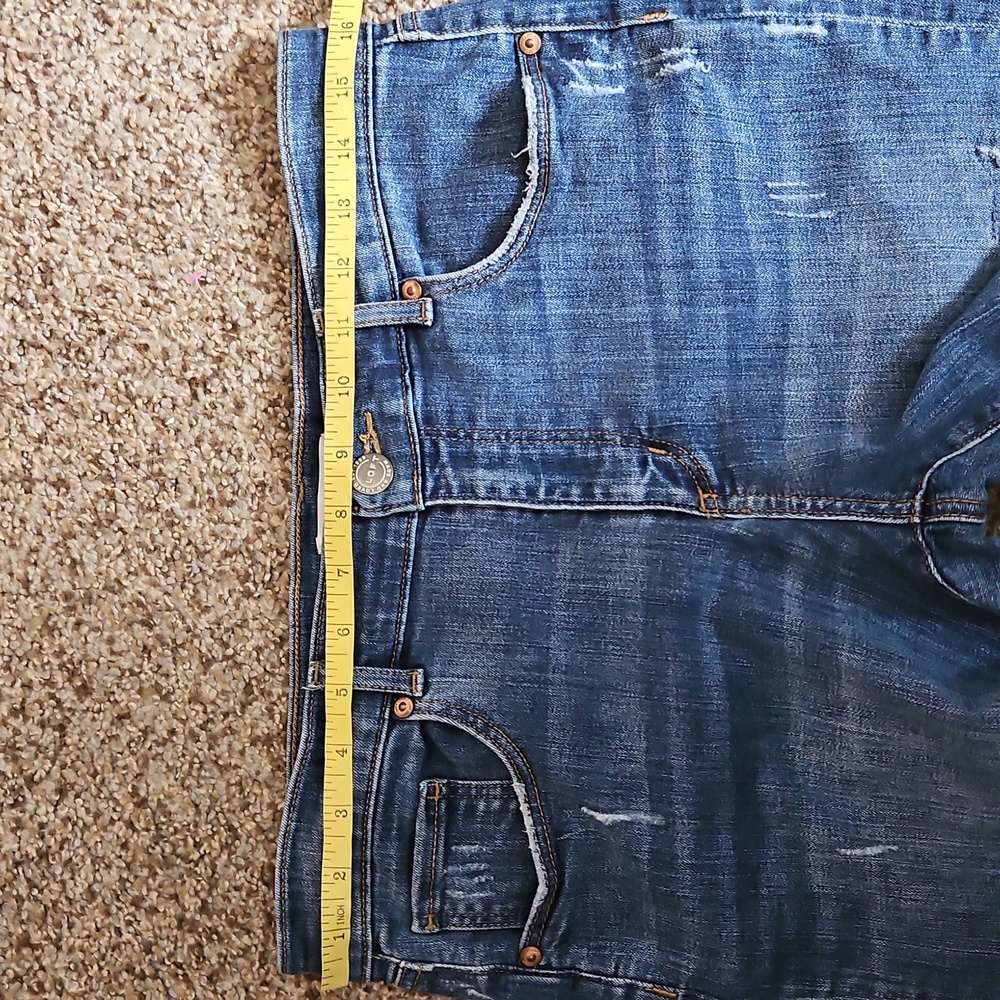 Loft Distressed Blue Jeans - Picture 4 of 9